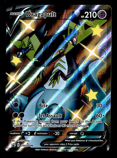 Dragapult V Full Art Black Star Promo SWSH096, NM Pokemon Card