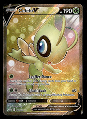 Celebi  V Full Art Chilling Reign 160/198, NM Pokemon Card