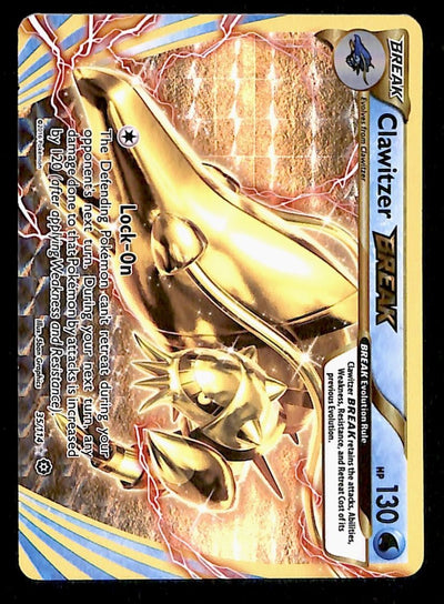 Clawitzer Break Steam Siege 35/114, VG Pokemon Card