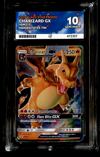 Charizard GX Promo SM211, ACE 10 Pokemon Card