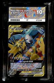 Moltres & Zapdos & Articuno GX Hidden Fates 66/68, ACE 10 Pokemon Card
