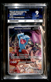 Team Rockets Wobbuffet Promo SVP 203, ACE 9 Pokemon Card