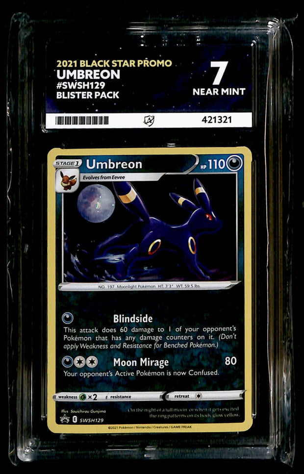 Umbreon Promo SWSH129, ACE 7 Pokemon Card