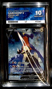Garchomp V Astral Radiance TG23/TG30, ACE 10 Pokemon Card