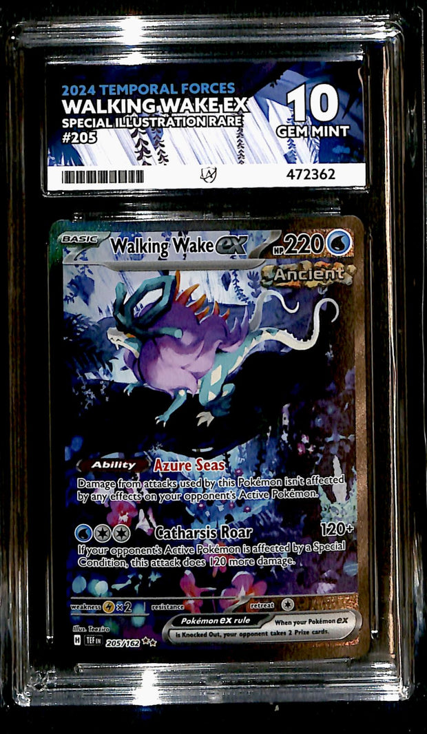 Walking Wake ex Temporal Forces 205/162, ACE 10 Pokemon Card