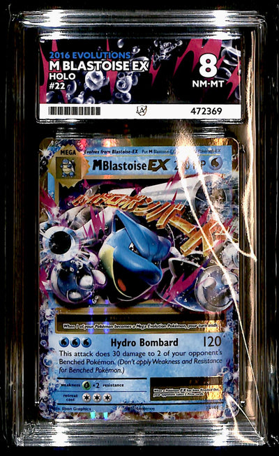 Mega Blastoise Evolutions 22/108, ACE 8 Pokemon Card