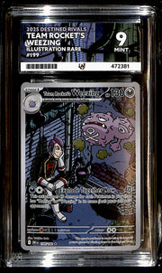 Team Rockets Weezing Destined Rivals 199/182, ACE 9 Pokemon Card