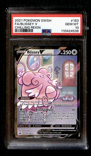 Blissy V Chilling Reign 183/198, PSA 10 Pokemon Card